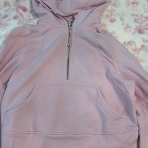 Pink Hoodie with Front Pocket